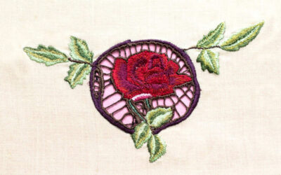 Broderie 3D relief